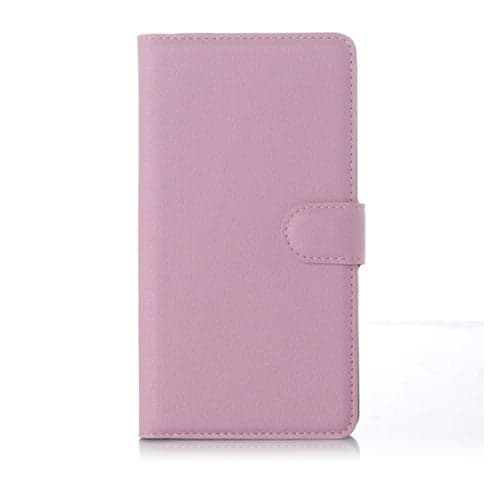 Jensen Microsoft Lumia 950 XL lær etui med stativ - Rosa Pink