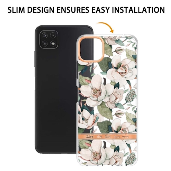 Supertyndt og slidstærkt softcover til Samsung Galaxy A22 5G - Grøn Gardenia Green