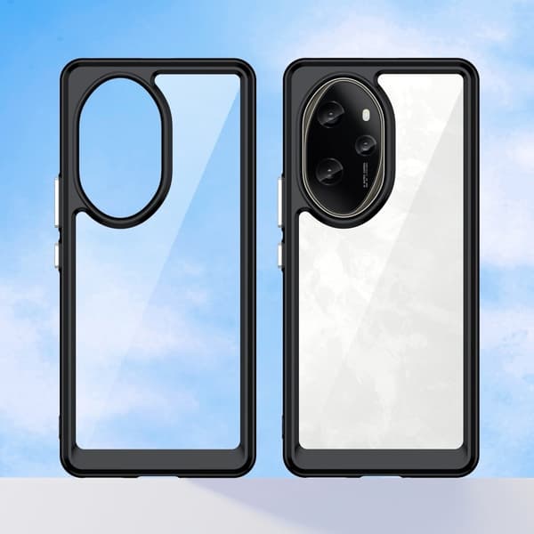 Honor 100 Pro älykäs akryylikansi - Musta Black
