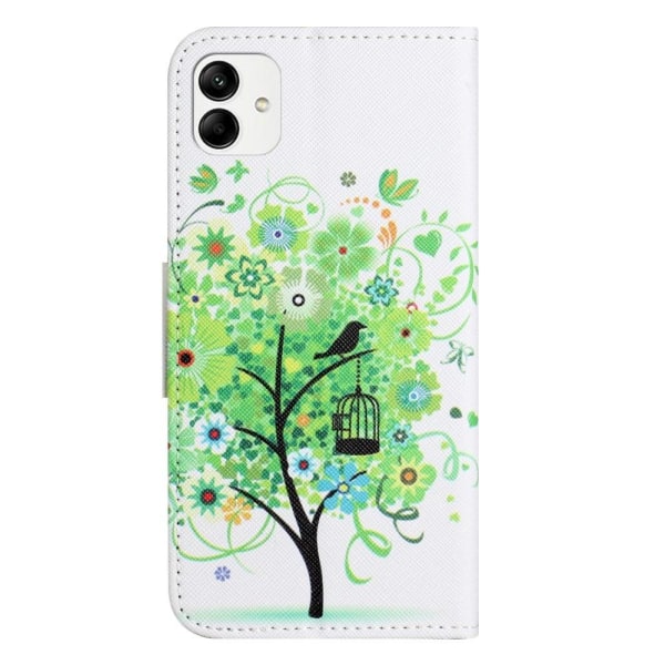 Wonderland Samsung Galaxy A04e Flip Etui - Grønt Træ Green