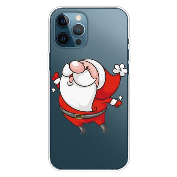 Julfodral till iPhone 14 Pro - Glad Tomte Röd