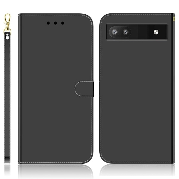 Mirror Google Pixel 6a Flippetui - Svart Black