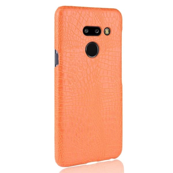 LG G8 Thinq Krokodilletekstur Etui - Oansje Orange