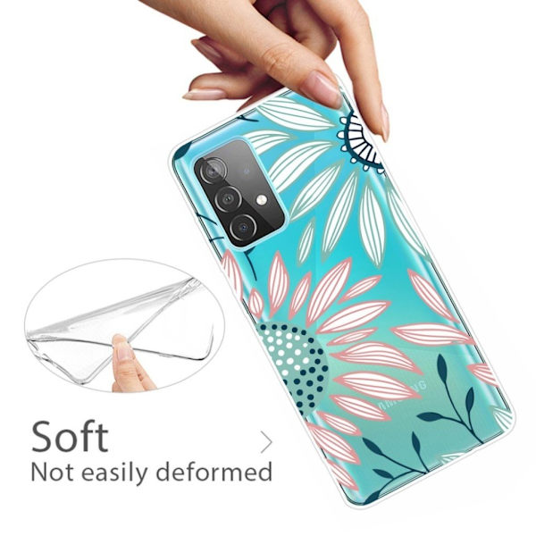 Deco Samsung Galaxy A52 5G etui - krysantemum Multicolor