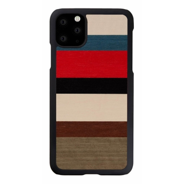 Man&Wood premiumfodral för iPhone 11 Pro Max - Korallina multifärg