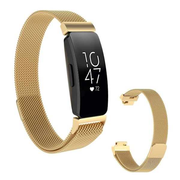 Fitbit Inspire / Inspire HR rustfrit stål Urrem - Guld Gold