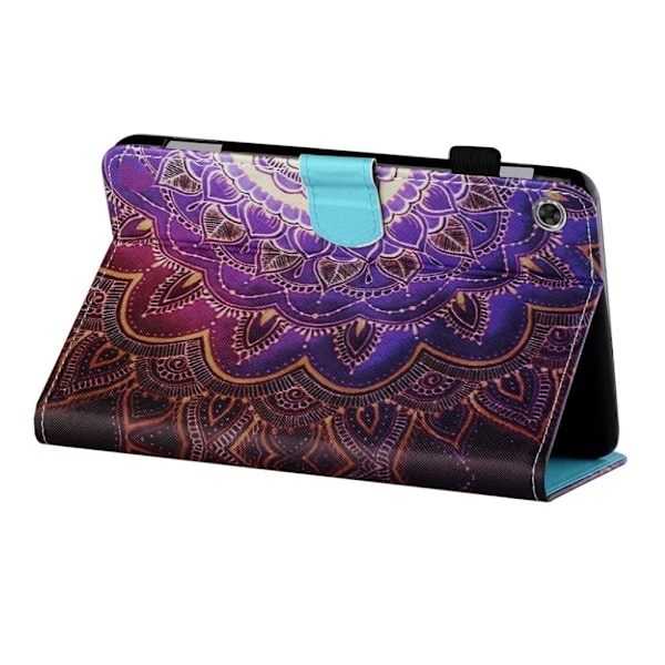 Lenovo Tab M10 FHD Plus flipfodral i läder med coolt mönster - Mandala multifärg