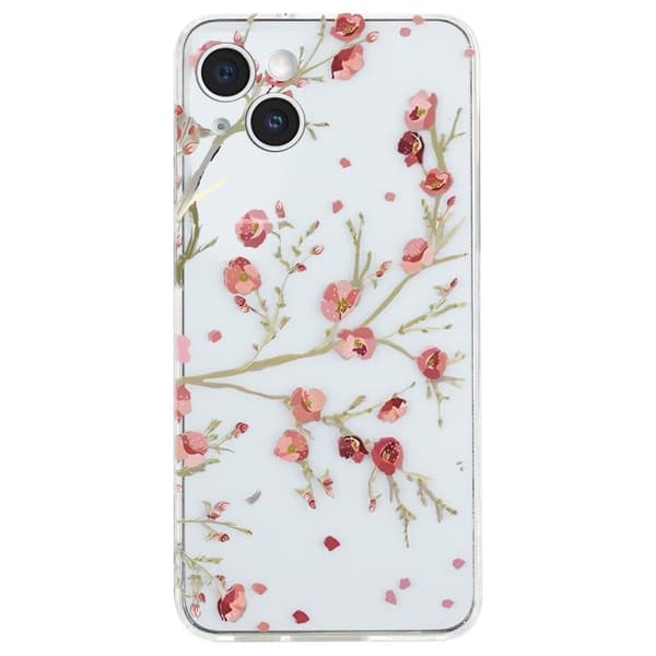 Deco iPhone 15 Plus skal - Blomma Rosa