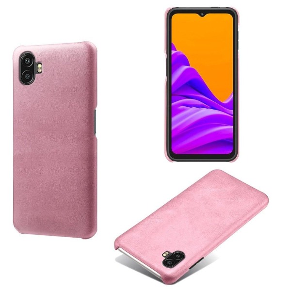 Croco Samsung Galaxy Xcover 2 Pro kotelot - Ruusukulta Pink