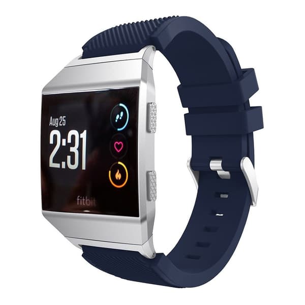 Fitbit Ionic rem med Twill tekstur - Mørkeblå Blue