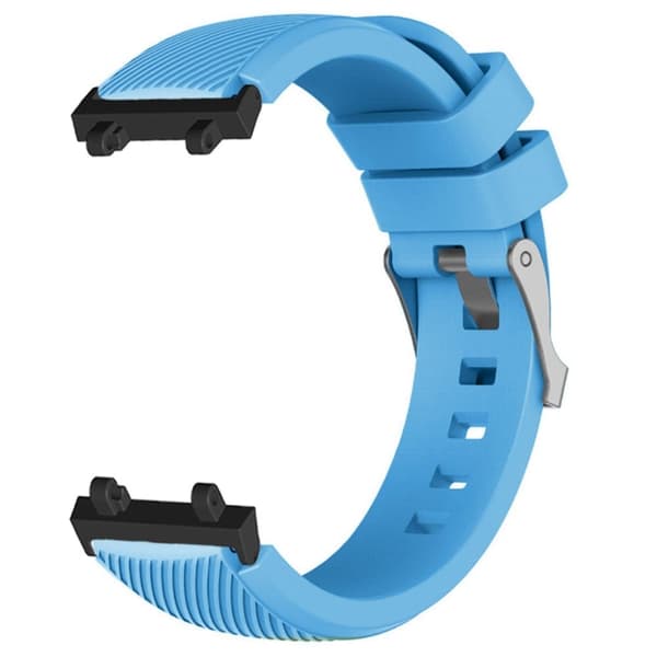 Amazfit T-Rex 2 silikoneurrem i twill-design - Himmelblå Blue