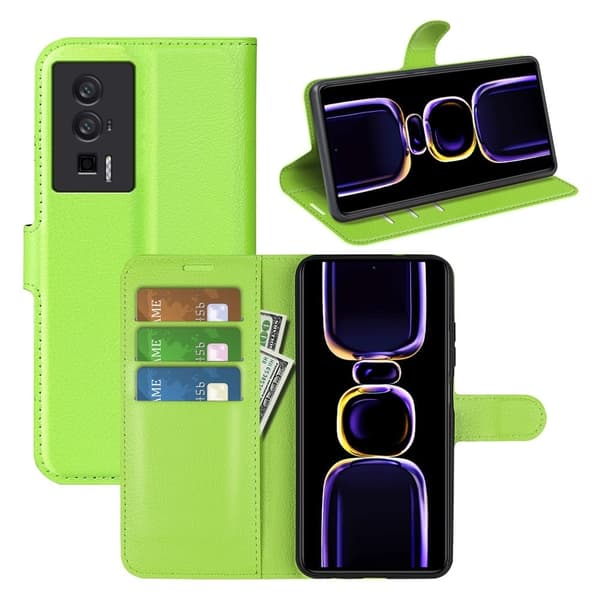 Classic Xiaomi Redmi K60 / K60 Pro Flippetui - Grønn Green