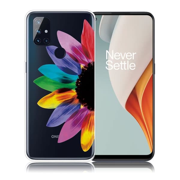 Deco OnePlus Nord N100 Etui - Fargerik Blomst Multicolor