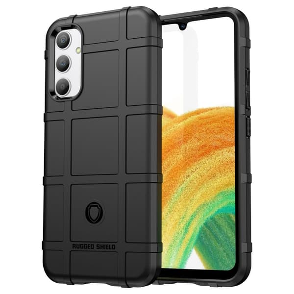 Rugged Shield Etui Samsung Galaxy A34 5G - Svart Black