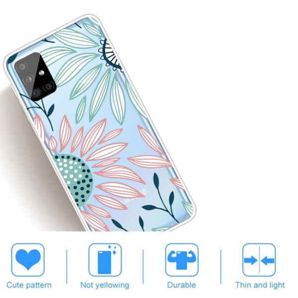 Deco Samsung Galaxy A31 skal - Blomma multifärg
