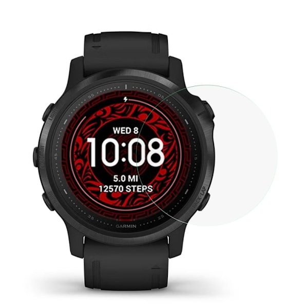 Garmin Fenix 6S / 6S Pro tempered glass screen protector Transparent
