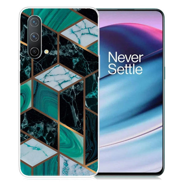 Marmormotiv OnePlus Nord CE 5G skal - Smaragd Marmor Grön