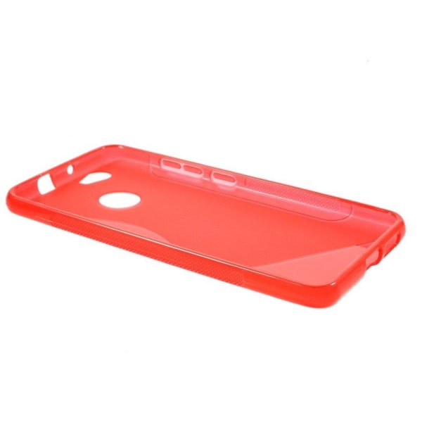 Bakker Huawei Nova S-kurvet fleksibelt cover - Rød Red