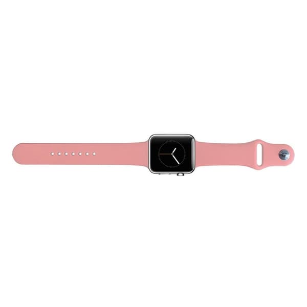 Apple Watch Series 8 (41mm) silikonerem (Størrelse: S / M) - Retro Rosa Pink