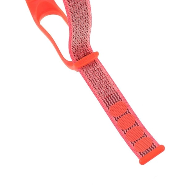 Xiaomi Mi Band 5 / 4 / 3 silicone + nylon watch strap - Orange / Pink