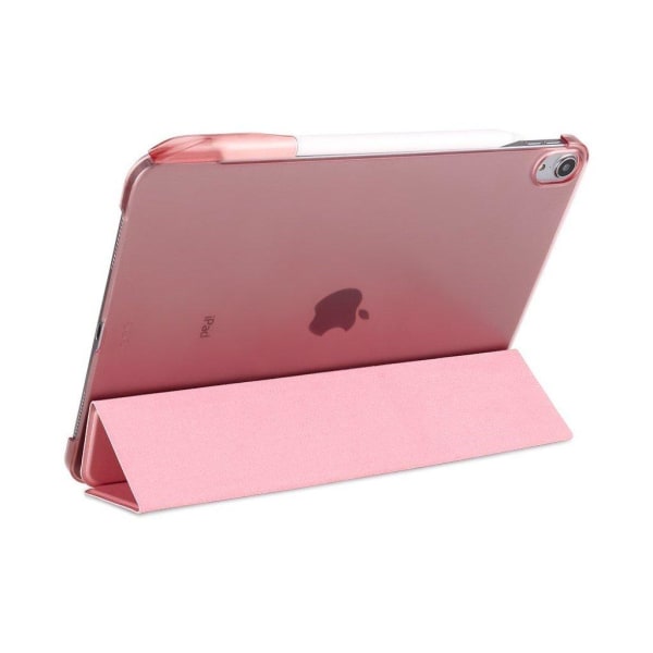 iPad Pro 11" (2018) tre-folds læder smart etui - Rødguld Pink