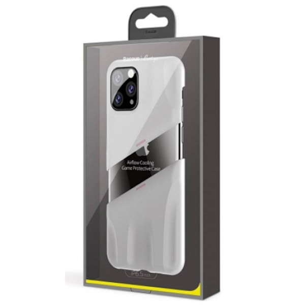 Baseus Lets Go Airflow - iPhone 11 Pro-skydd - Vit / Rosa Vit