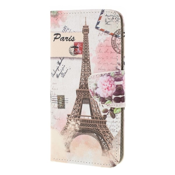Wonderland Samsung Galaxy A10 etui - Eiffel Tårnet Multicolor