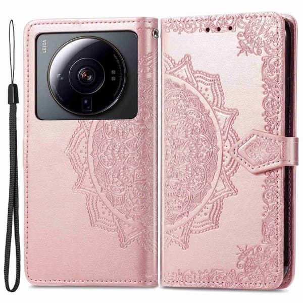Mandala Xiaomi 12s Ultra Flippetui - Rose Gull Pink