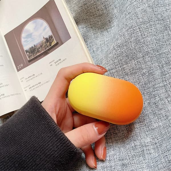 Samsung Galaxy Buds Plus / Buds värisävyinen kotelo - Harmaa / Violetti Multicolor