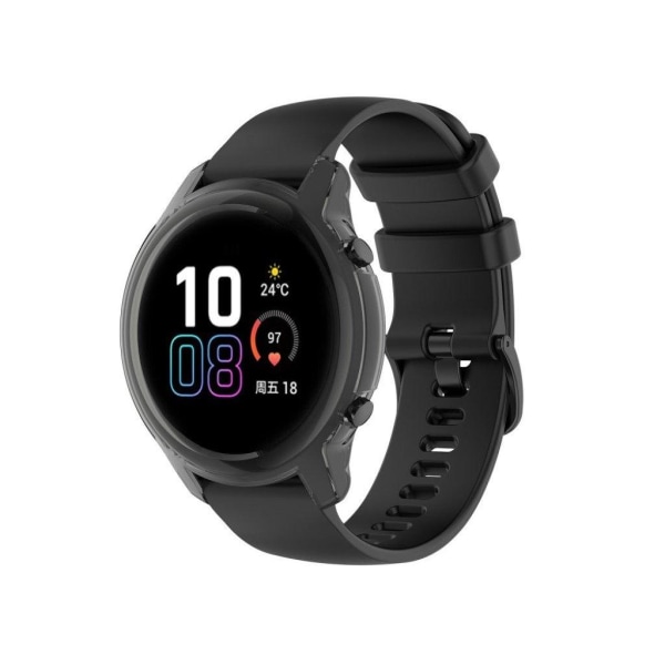 Honor MagicWatch 2 42mm kestävä kotelo - Läpinäkyvä Musta Black