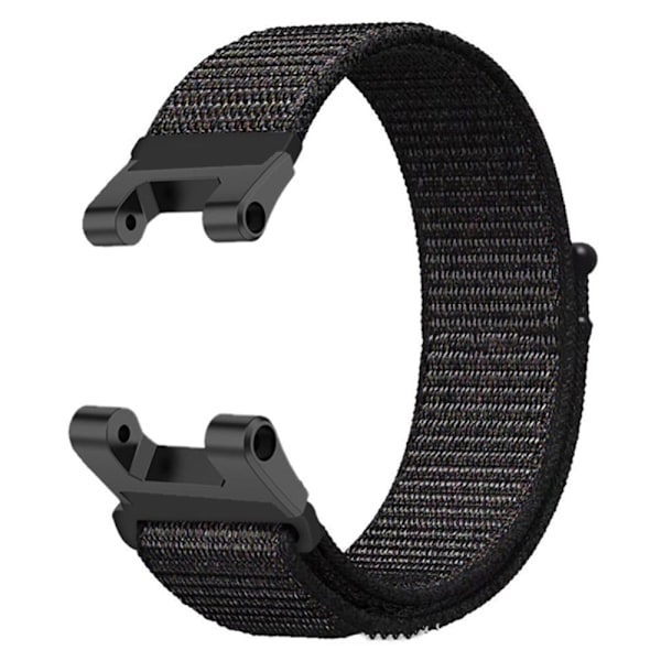 Amazfit T-Rex Pro / T-Rex / Ares elastinen nailon kellon hihna - Musta Black