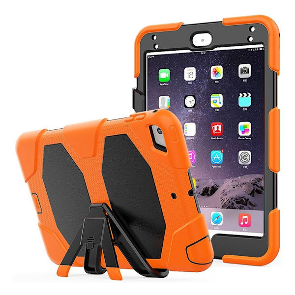 iPad Mini (2019) silikon combo deksel  - Orange Orange