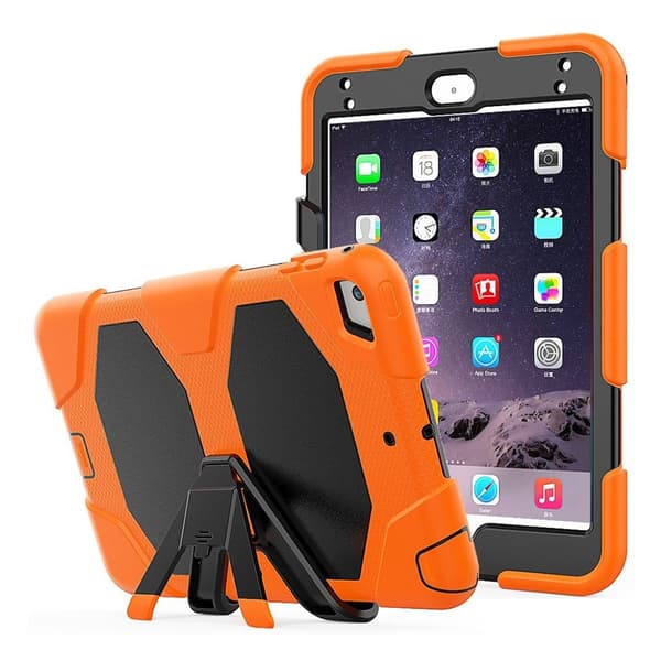 Kombinationsfodral i silikon för iPad Mini (2019) - Orange Orange