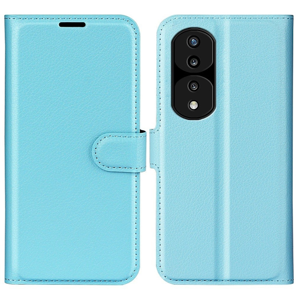 Klassisk Honor 70 Pro Flip Etui - Blå Blue