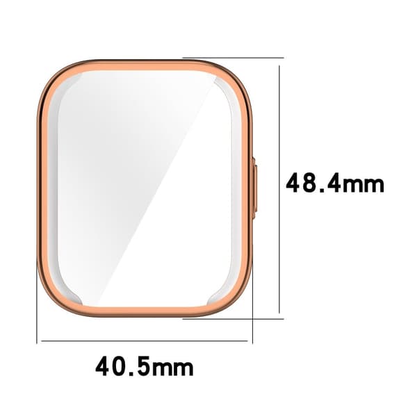 Amazfit Bip 5 Unity Flexible Case Scratch Resistant Smartwatch Protector Watch Case Cover - Gold Gold