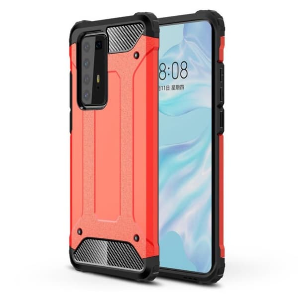 Suoja Huawei P40 Pro kotelot - Punainen Red
