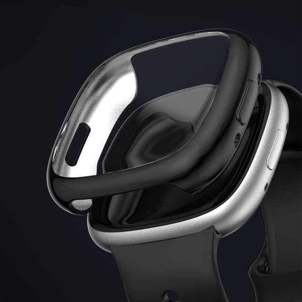 Fitbit Versa 4 galvaniseringsramme - Svart Black