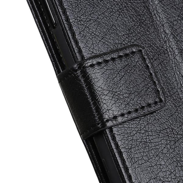 LG G8 ThinQ nappa tekstur deksel - Sort Black