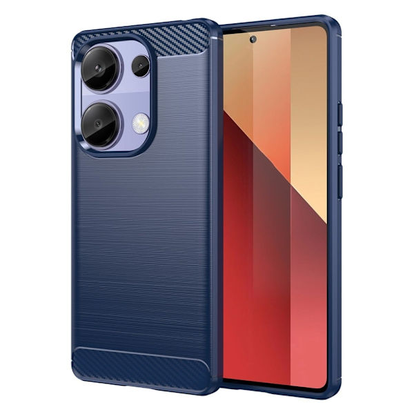 Carbon Flex Xiaomi Redmi Note 13 Pro 4G deksel - Blå Blue