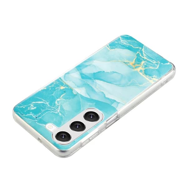 Marble Samsung Galaxy A14 Etui - Grønn Green