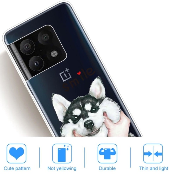 Deco OnePlus 10 Pro Suojakotelo - Smile Husky Black