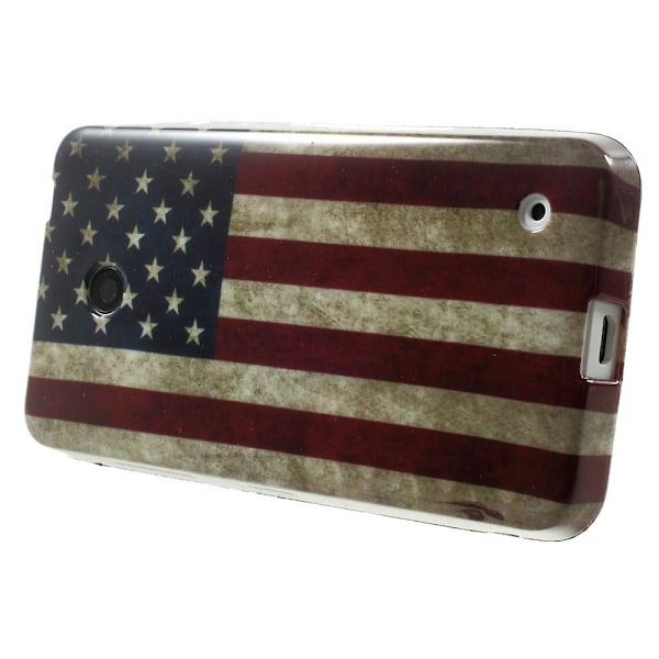 Westergaard cover til Nokia Lumia 630 - Gammeldags amerikansk flag Multicolor