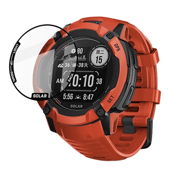 IMAK Garmin Instinct 2X HD tempered glass screen protector Transparent