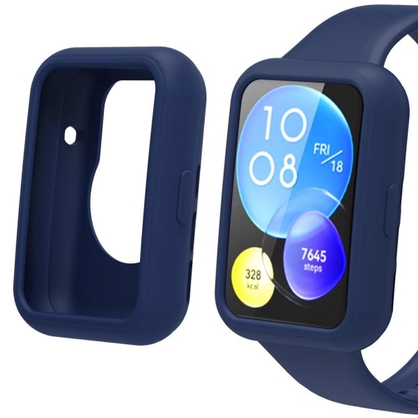 Huawei Watch Fit 2 silikone cover - Midnatsblå Blue