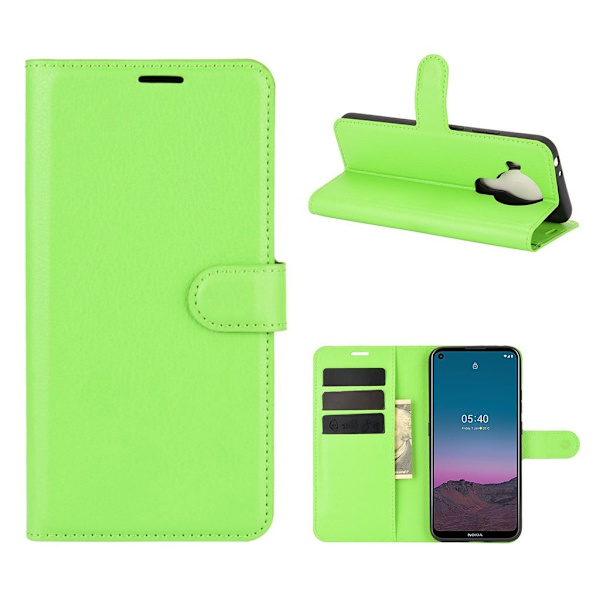 Classic Nokia 5.4 Läppäkotelo - Vihreä Green