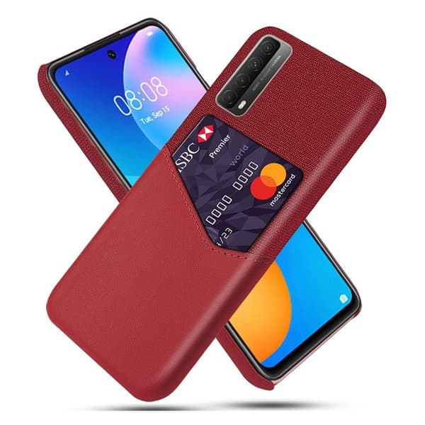 Bofink Huawei Y7A / P Smart 2021 Card Deksel - Rød Red