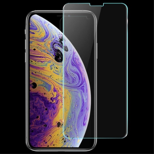 IMAK iPhone XS skærmbeskytter af hærdet glas mod eksplosion Transparent