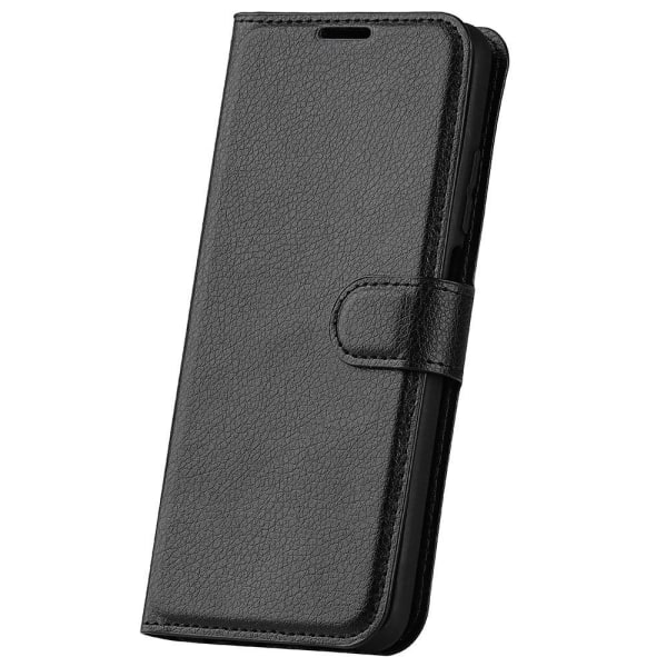 Klassisk Motorola Moto G (2022) flip etui - Sort Black