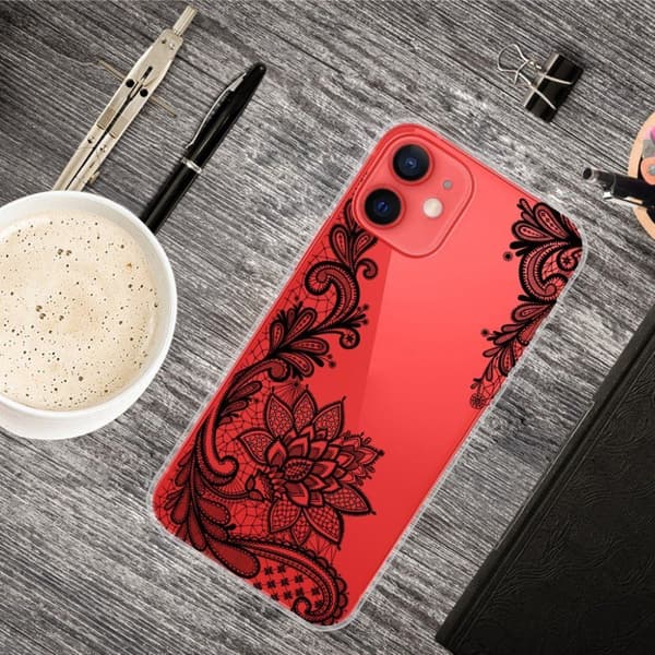 Deco iPhone 13 deksel - Blondeblomst Black