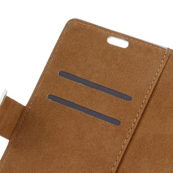 LG K8 2017 Mønstret PU Lær Flip Etui - Crown Sommerfugl Multicolor